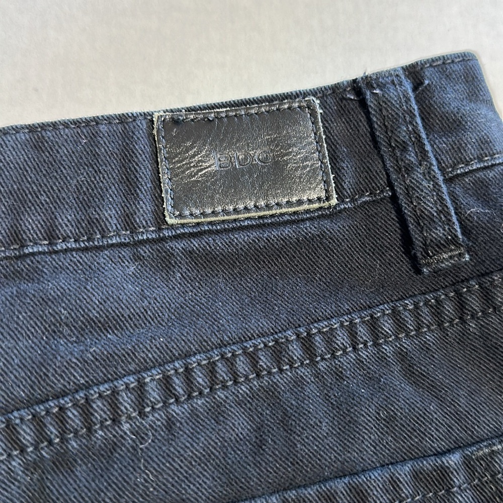 Anthropolpgie BDG High Rise Dree Embroidered Black Denim Shorts - Picture 10 of 15